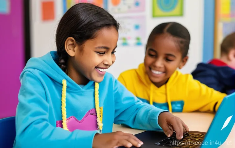 코딩교육지도사 취업률 높은 학원 추천 - **Prompt for Children's Coding Instructor:**
"A cheerful and encouraging female coding instructo...