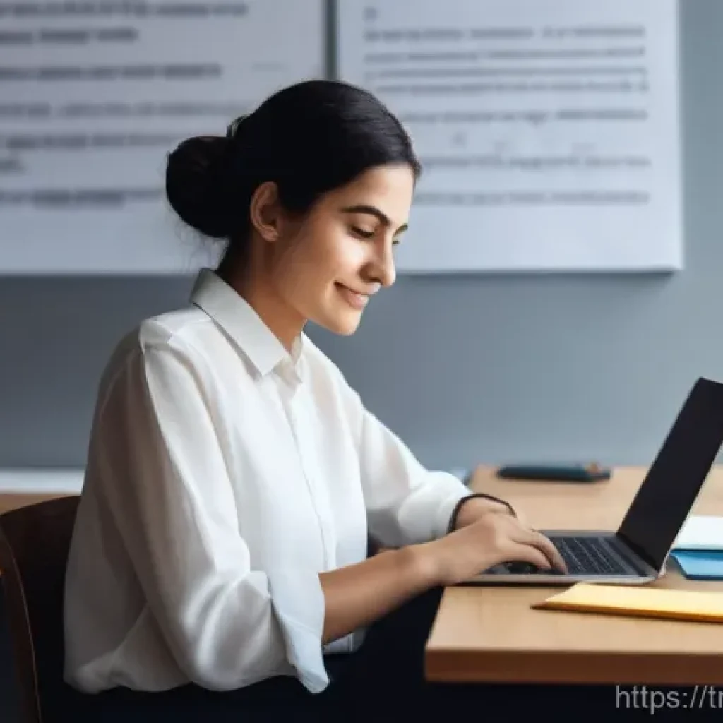 코딩교육지도사 자격증 시험 합격률 - **Prompt:** A determined and hopeful Turkish coding educator, a woman in her late 30s, is seated at ...